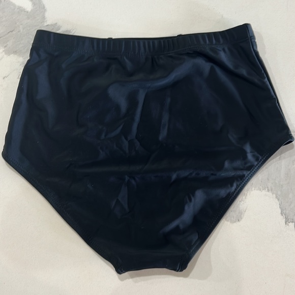 New never worn black high waisted bikini swim suit bottoms. - Picture 10 of 11